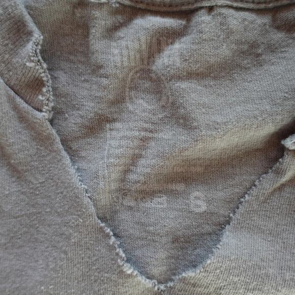 Vintage Nirvana Shirt Womens Small Gray Smiley Face Graphic Grunge Band Tee 90s - Picture 4 of 6